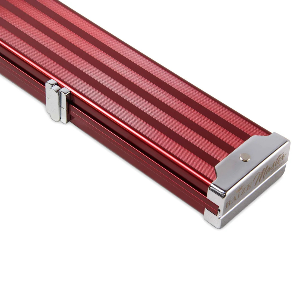 Baize Master Aluminium Snooker & Pool Hard Cue Case Red Pro Line 1 Piece - Hold 3 Cues