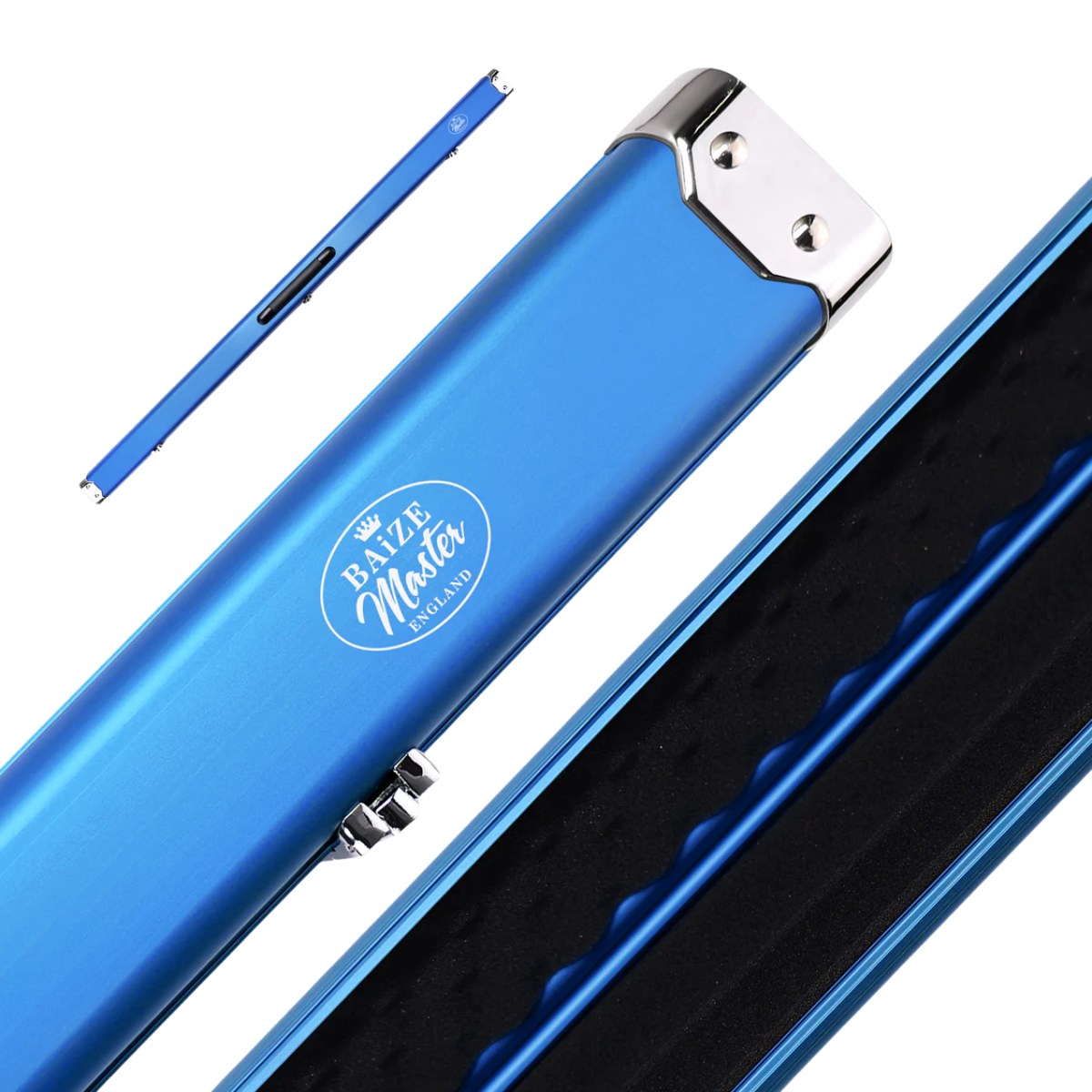 Baize Master Satin Line Aluminium Snooker & Pool Hard Cue Case 3/4 Joint - Holds 1 Cue