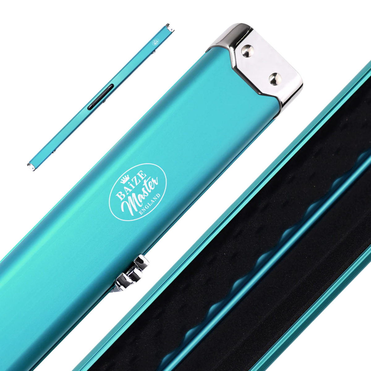 Baize Master Satin Line Aluminium Snooker & Pool Hard Cue Case 3/4 Joint - Holds 1 Cue