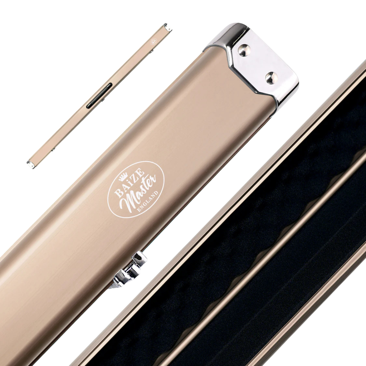 Baize Master Satin Line Aluminium Snooker & Pool Hard Cue Case 3/4 Joint - Holds 1 Cue