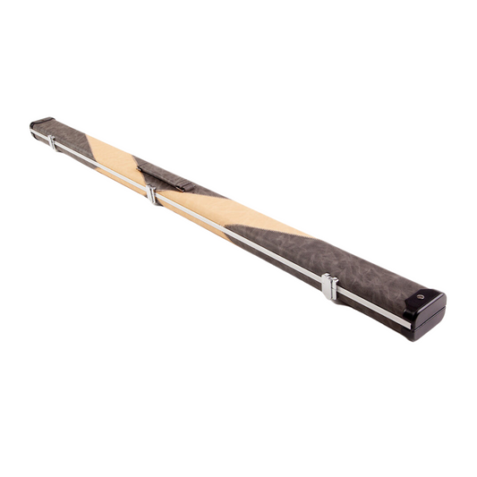 Britannia Hard Cue Case 3/4 Joint Britannium Aluminium & Leatherette Beige - Holds 1 Cue
