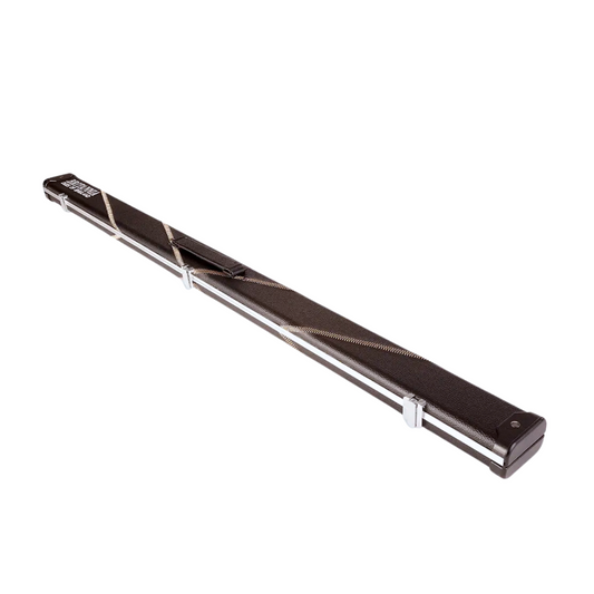 Britannia Hard Cue Case 3/4 Joint Britannium Aluminium & Leatherette Black - Holds 1 Cue