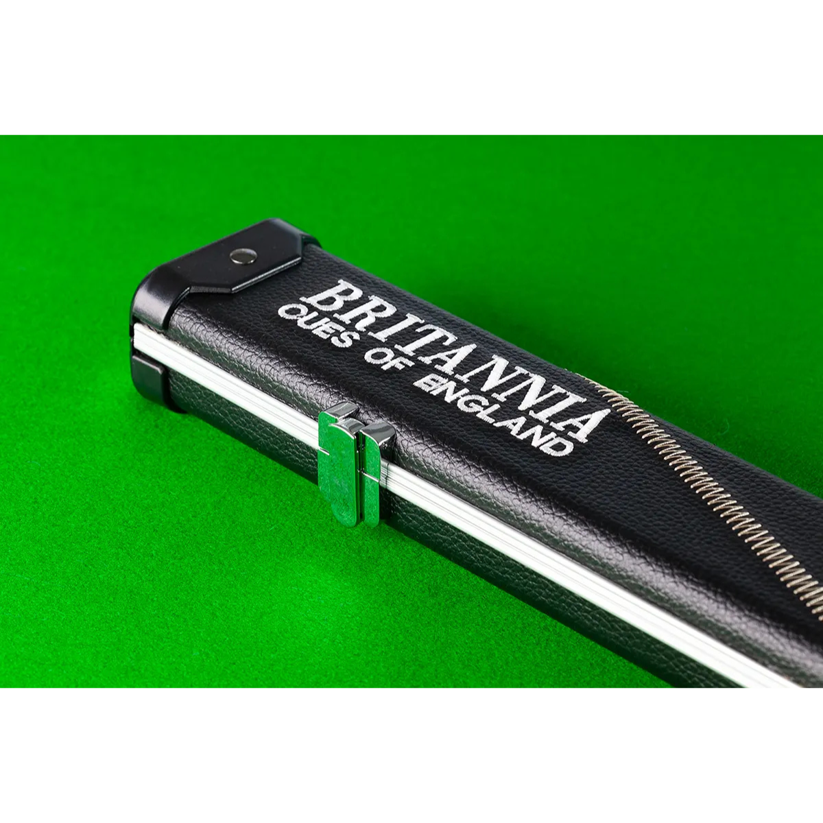 Britannia Hard Cue Case 3/4 Joint Britannium Aluminium & Leatherette Black - Holds 1 Cue