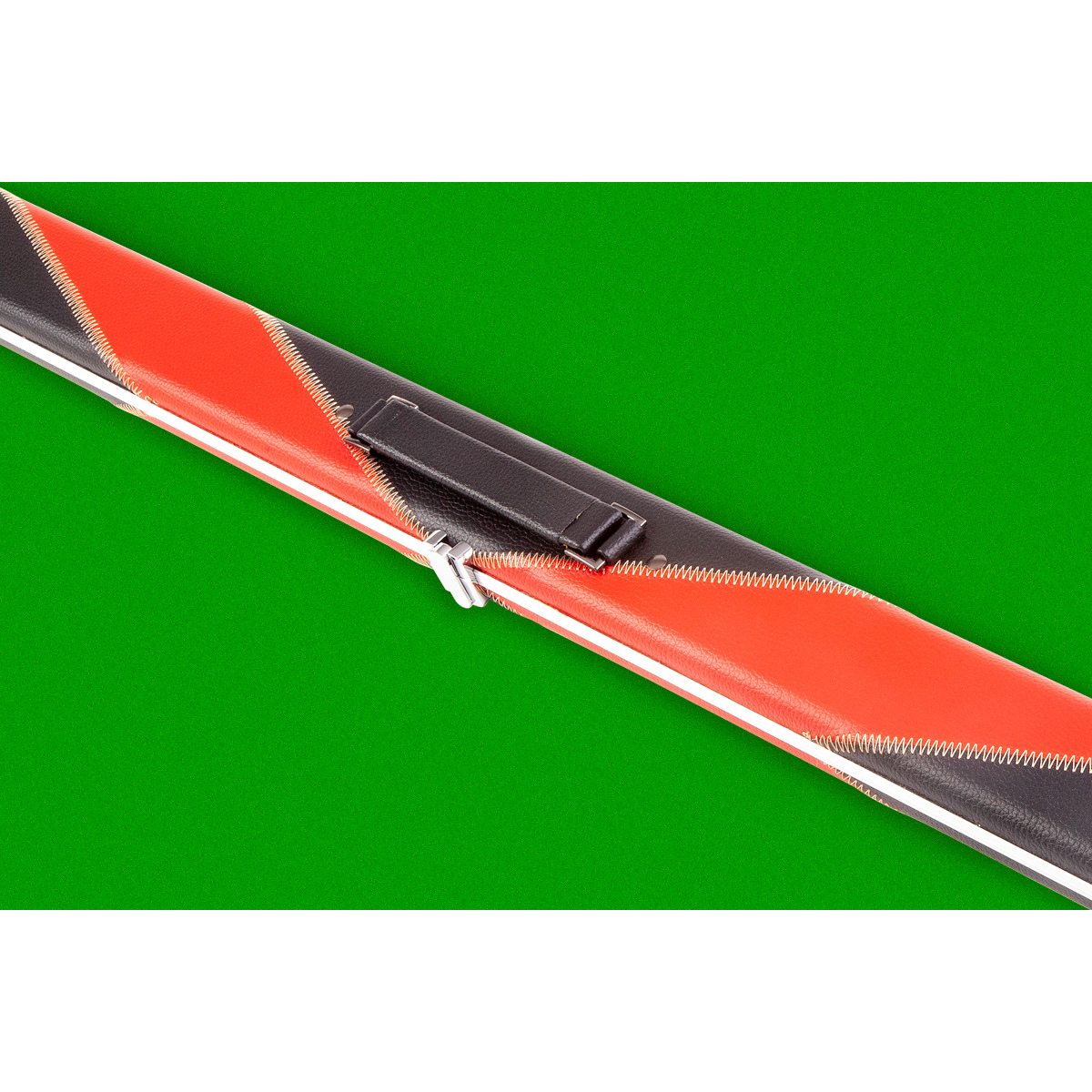 Britannia Hard Cue Case 3/4 Joint Britannium Aluminium & Leatherette Red - Holds 1 Cue