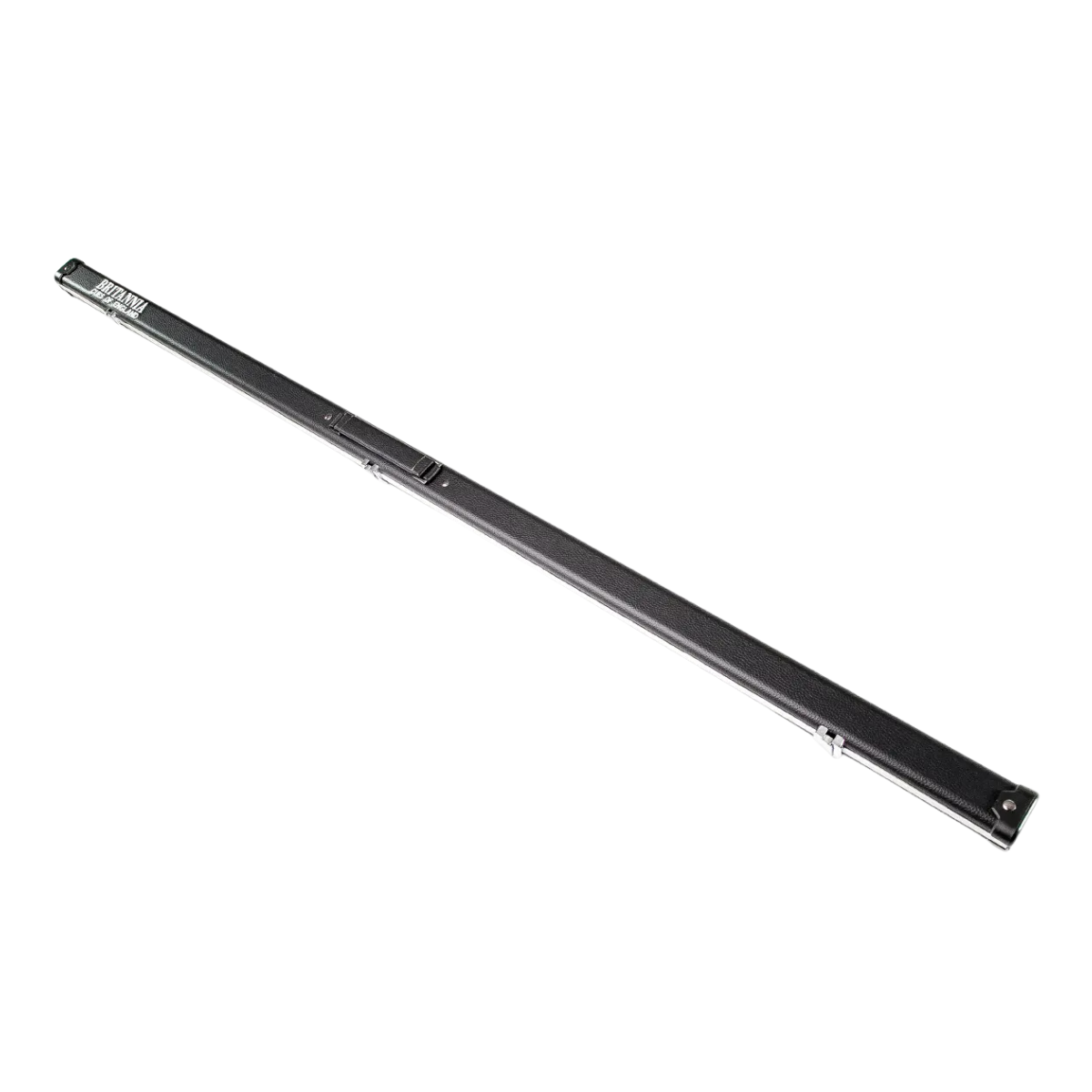 Britannia Hard Cue Case 1 Piece Slim Britannium Aluminium & Leatherette Black - Holds 1 Cue