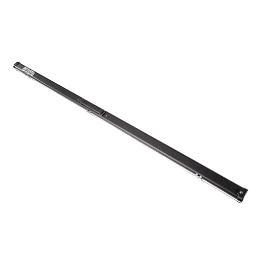 Britannia Hard Cue Case 1 Piece Slim Britannium Aluminium & Leatherette Black - Holds 1 Cue