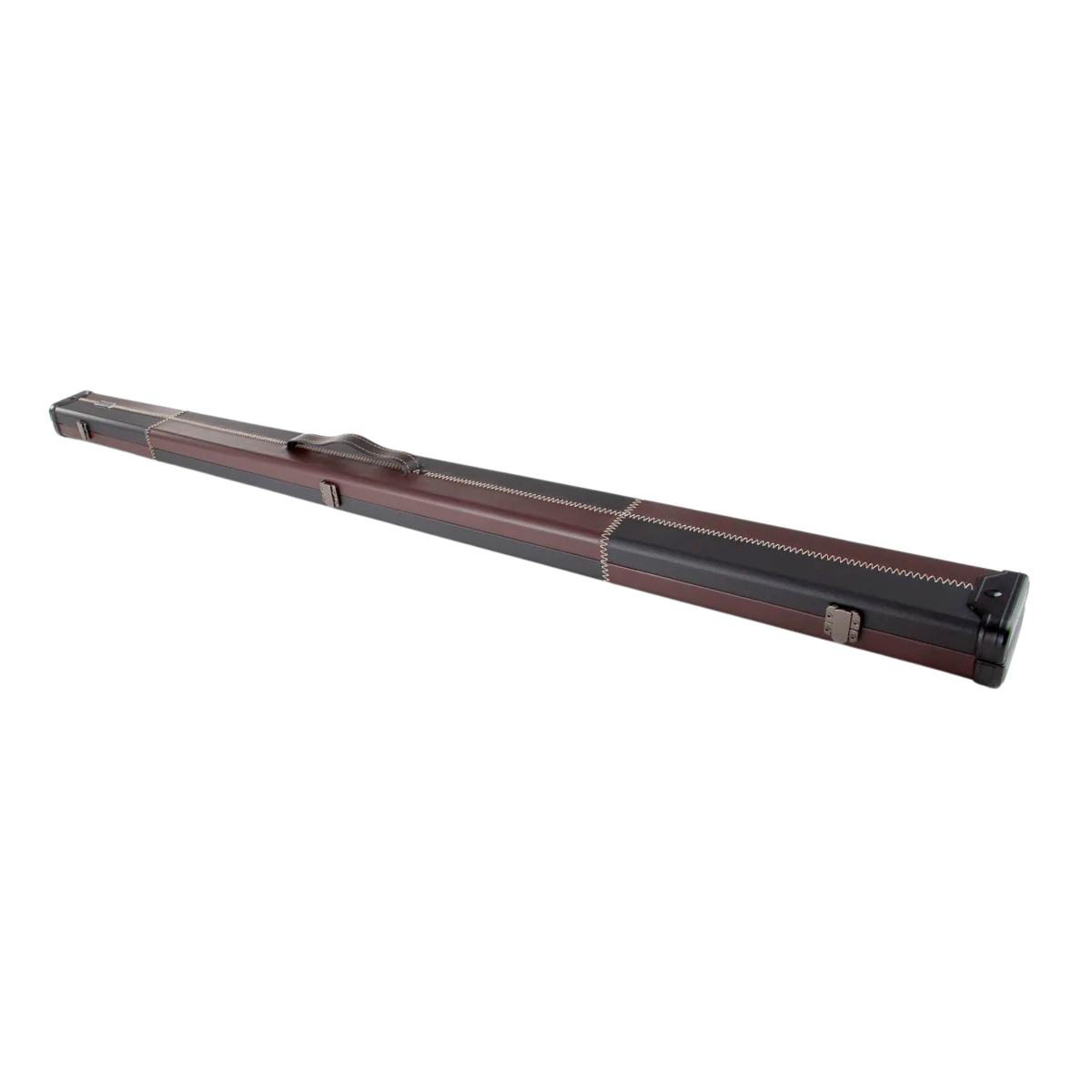 Britannia Snooker & Pool Hard Cue Case 3/4 Joint Black & Brown Chequered - Holds 1 Cue