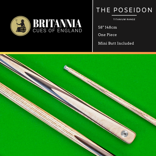 Britannia One Piece Poseidon Titanium Snooker Cue