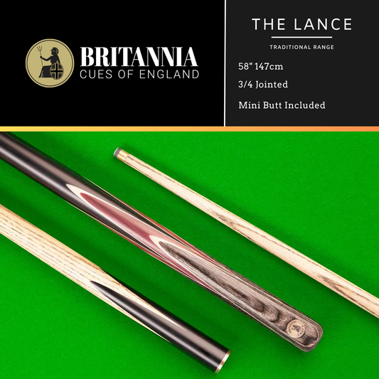 Britannia 3/4 Jointed Lance Traditional Snooker Cue