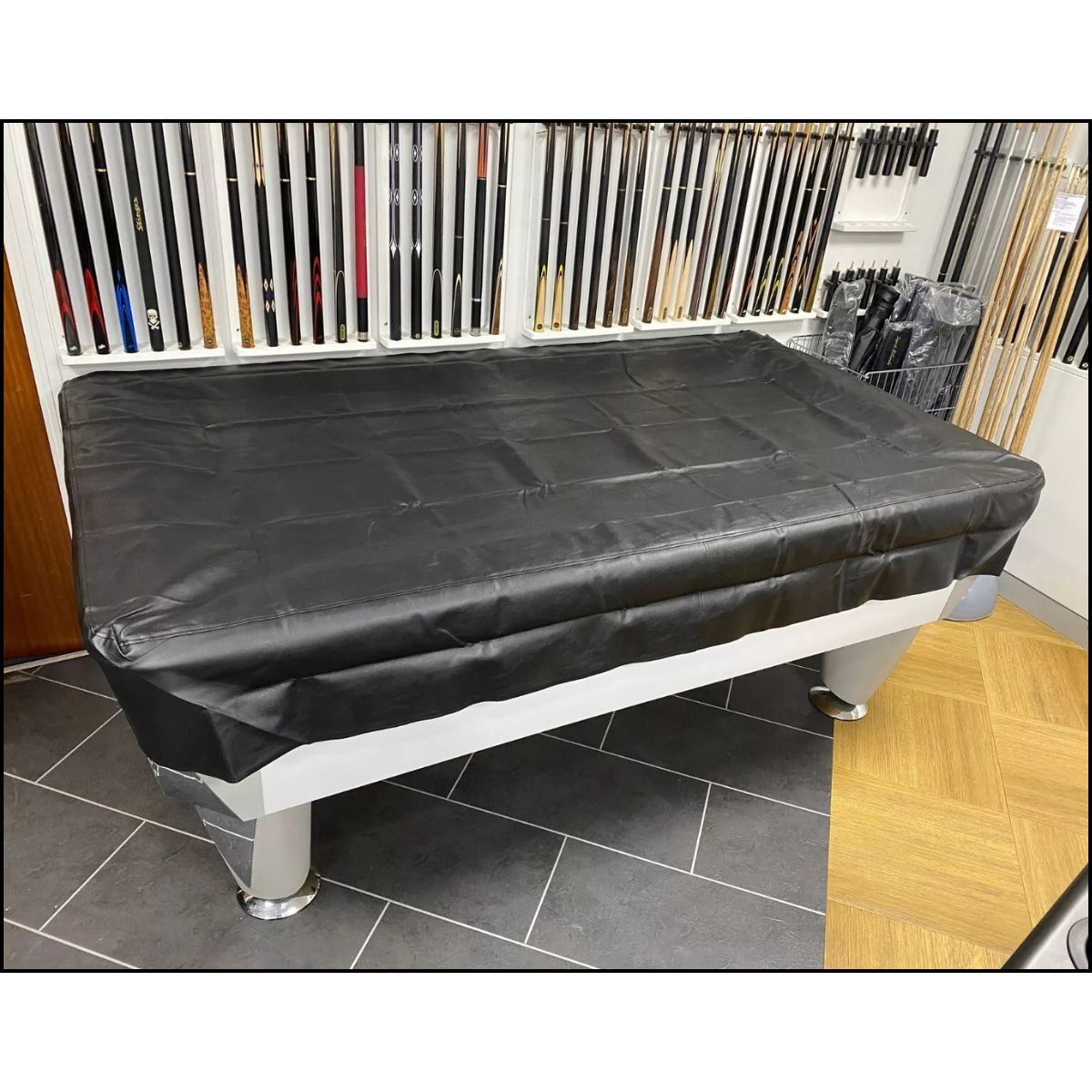 Britannia Billiards Table Cover Heavy Duty Leatherette Black 7ft | 8ft | 9ft