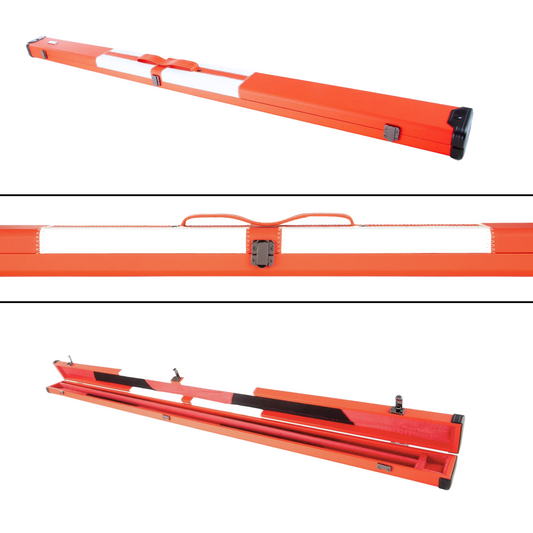 Britannia Snooker & Pool Hard Cue Case 3/4 Joint English Flag - Holds 1 Cue