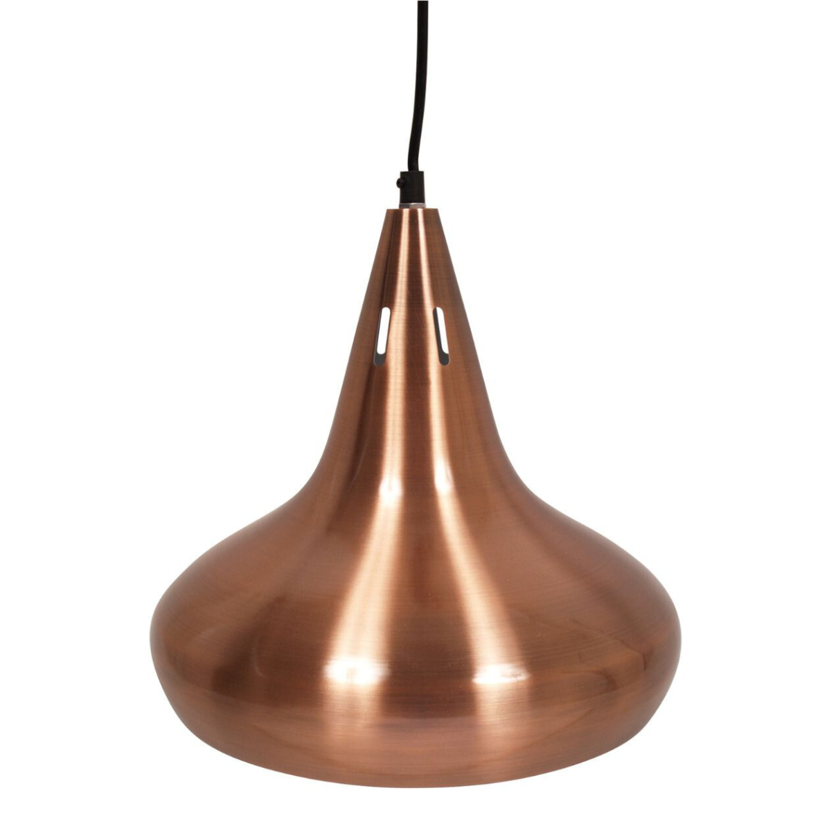 Pool Table Light Single Shade Brushed Copper – TableTime Sports