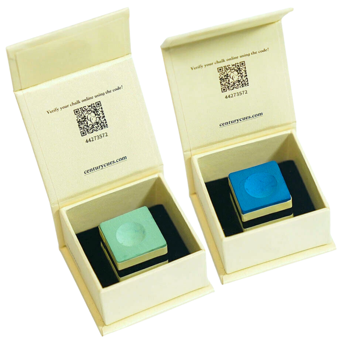 Century Pro Snooker & Pool Cue Chalk Blue Or Green 1pc