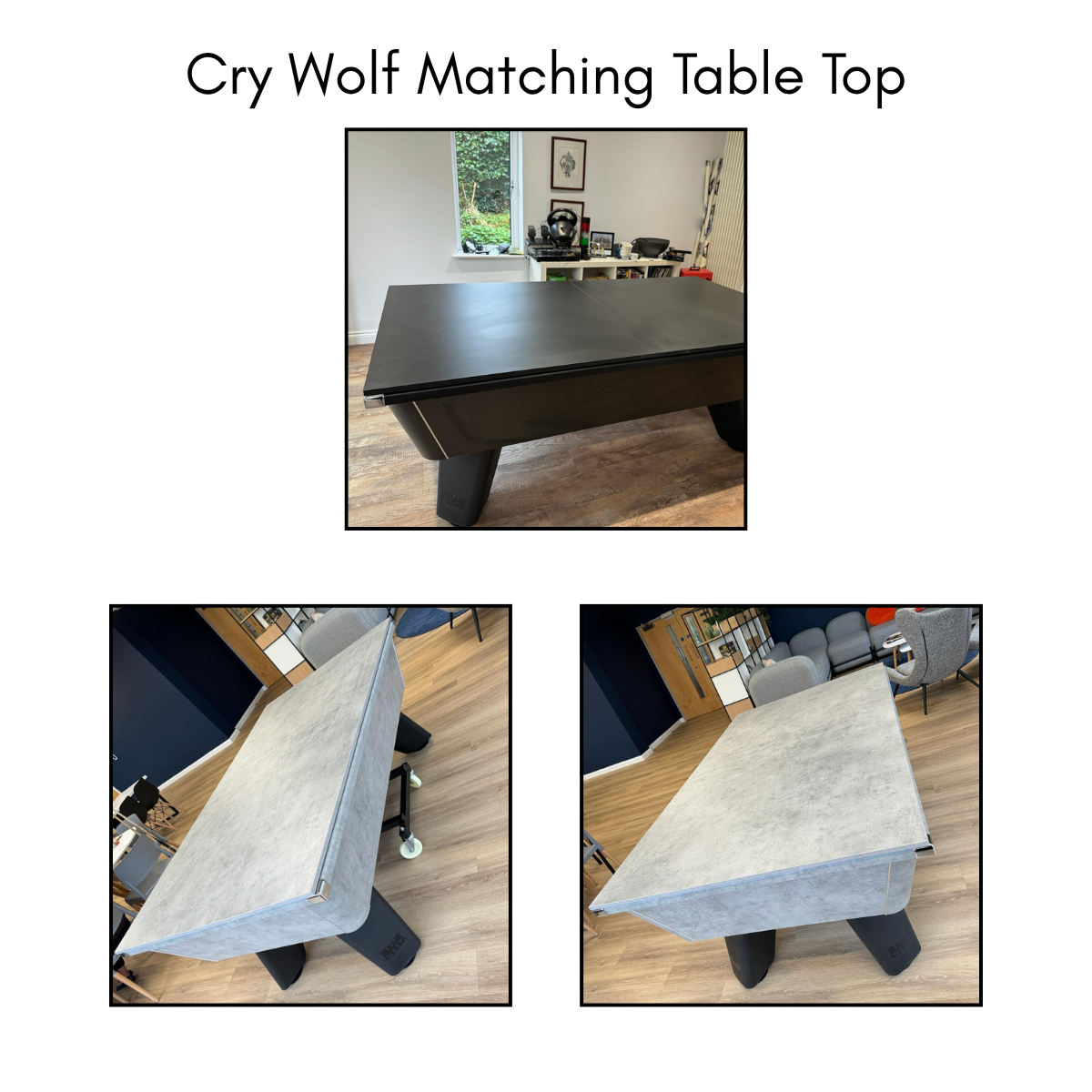Cry Wolf English Pool Table Blue Tournament Edition 6ft Or 7ft