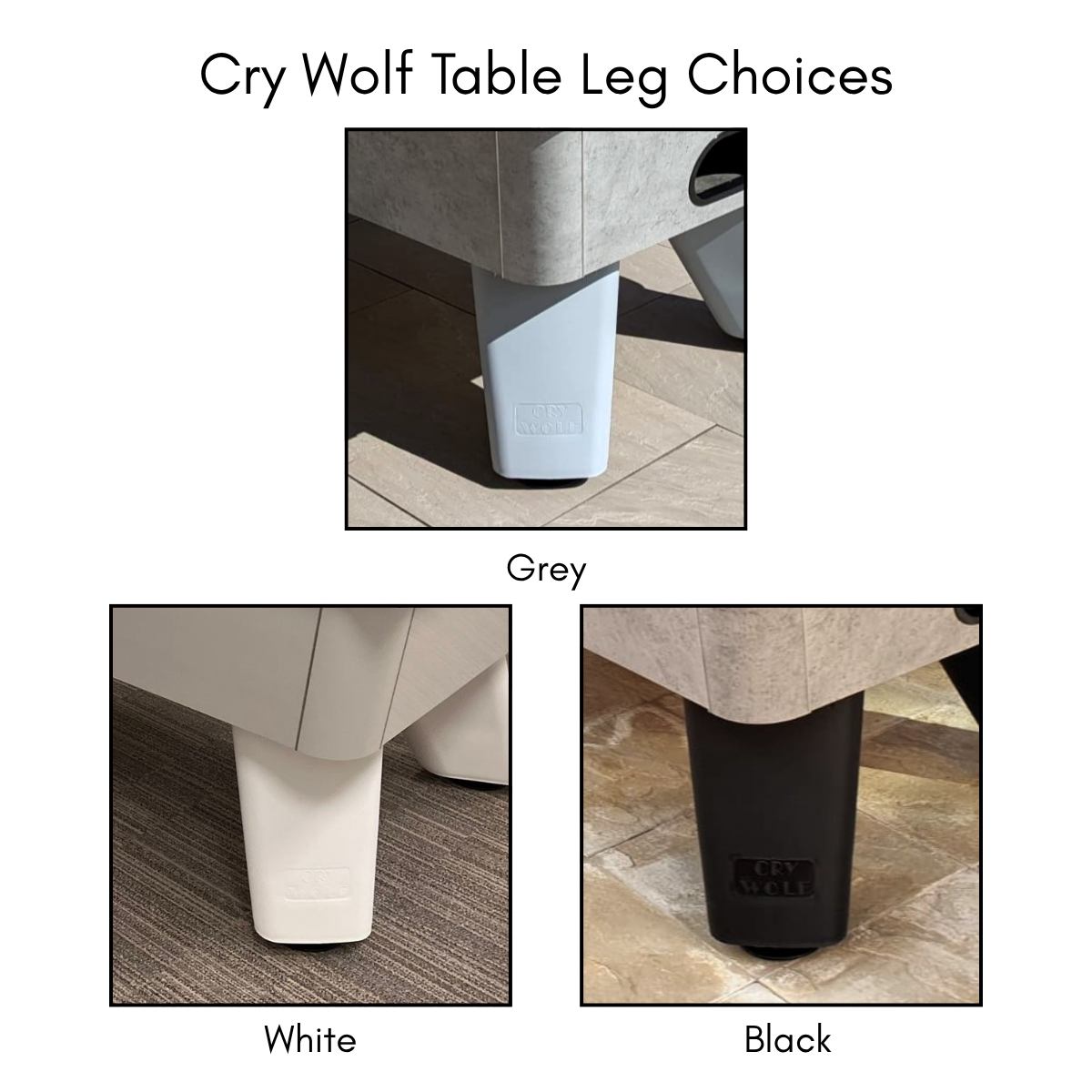 Cry Wolf Outdoor English Pool Table Black 6ft Or 7ft