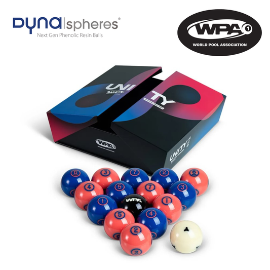 Dynaspheres American Pool And Heyball Ball Set Unity WPA 2 1/4" 57.2mm