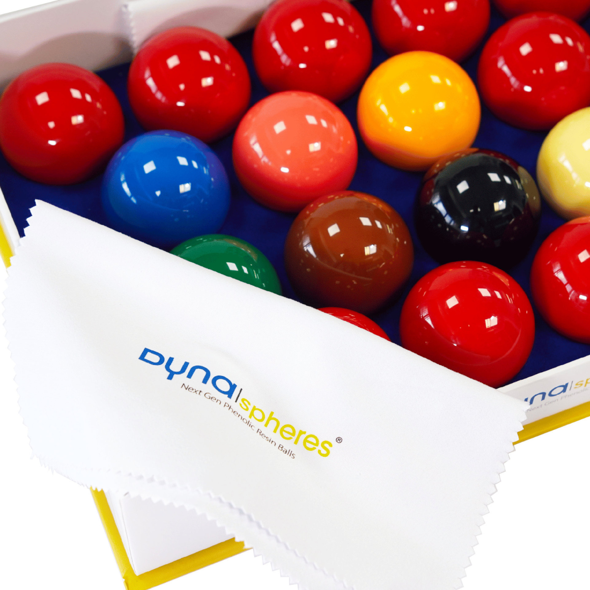 Dynaspheres Snooker Ball Set Gold 524 Range 2 1/16" 52.4mm