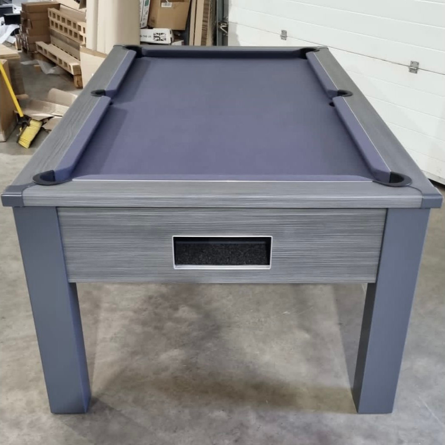 FMF English Pool Table Spirit Tournament Metallic Graphite 6ft Or 7ft
