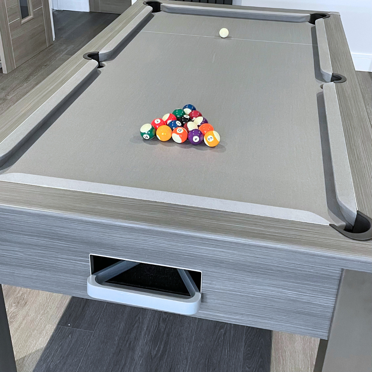 FMF English Pool Table Spirit Tournament Metallic Graphite 6ft Or 7ft