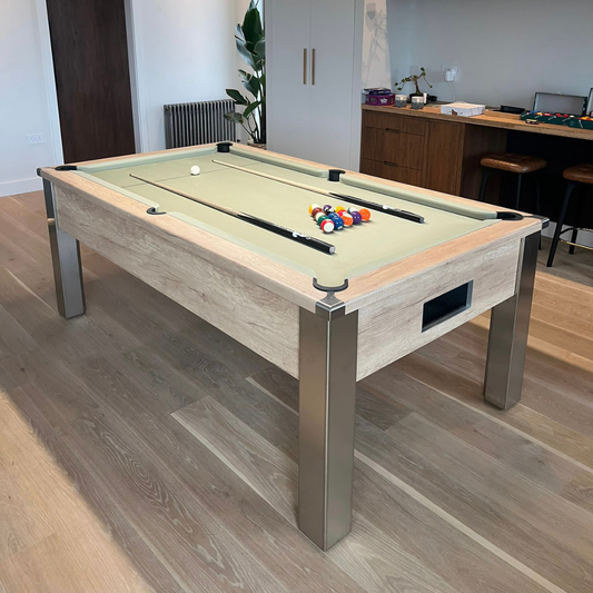 FMF English Pool Table Spirit Tournament Nebraska Oak 6ft Or 7ft