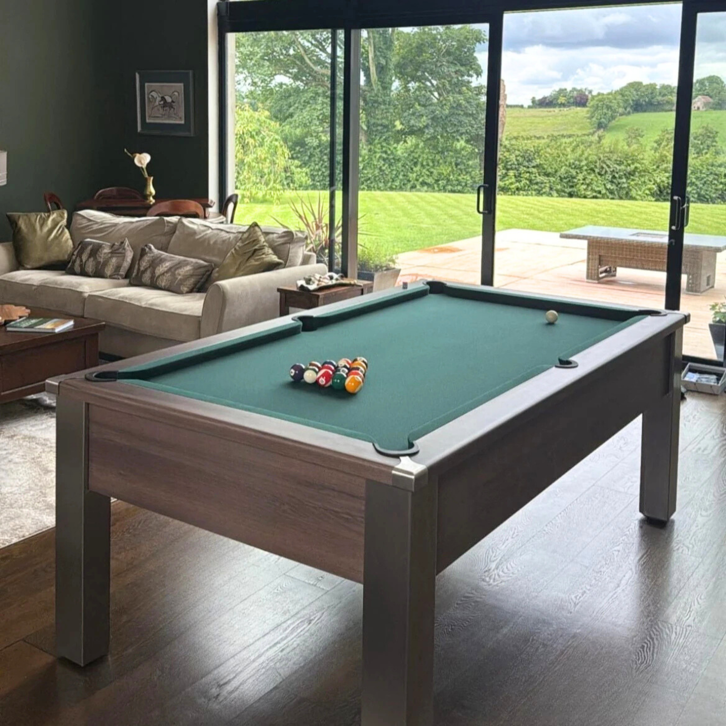 FMF English Pool Table Spirit Tournament Pacific Walnut 6ft Or 7ft