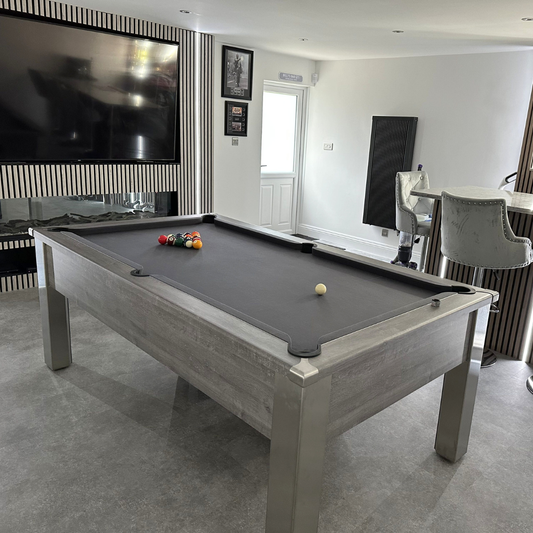 FMF English Pool Table Spirit Tournament River Oak 6ft Or 7ft