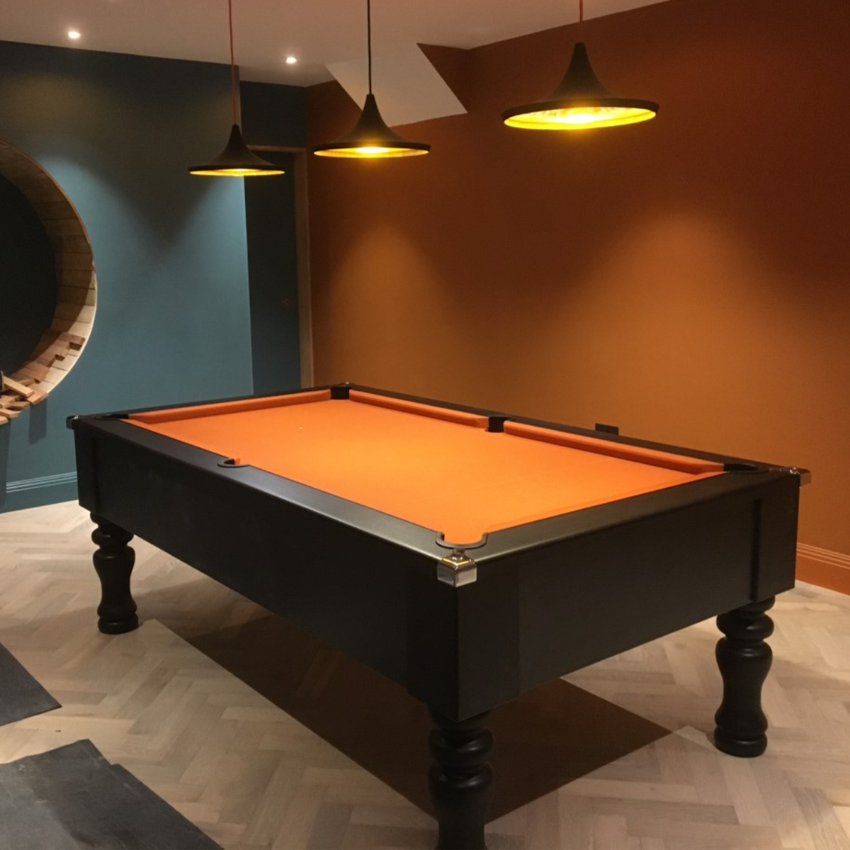 Geordie Pool English Pool Table Black 6ft Or 7ft