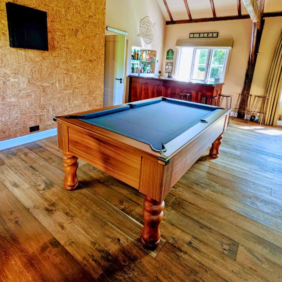Geordie Pool English Pool Table Walnut 6ft Or 7ft