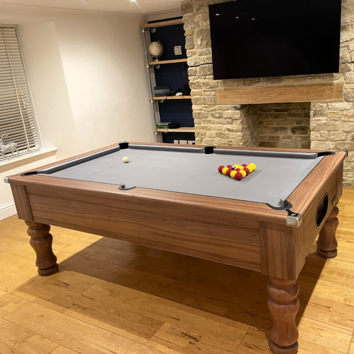 Geordie Pool English Pool Table Walnut 6ft Or 7ft