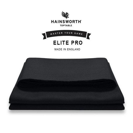 Hainsworth Elite-Pro Cloth Bed And Cushion Set Black 7ft
