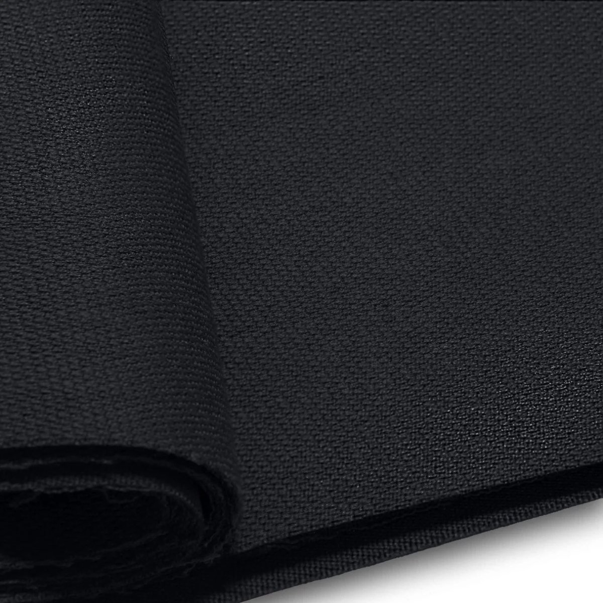 Hainsworth Elite-Pro Cloth Bed And Cushion Set Black 7ft