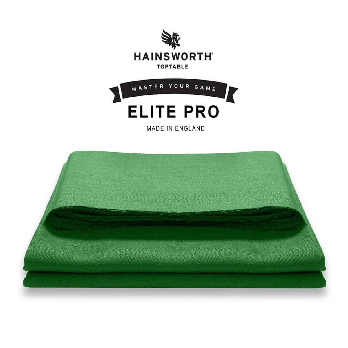Hainsworth Elite-Pro Cloth Bed And Cushion Set English Green 7ft