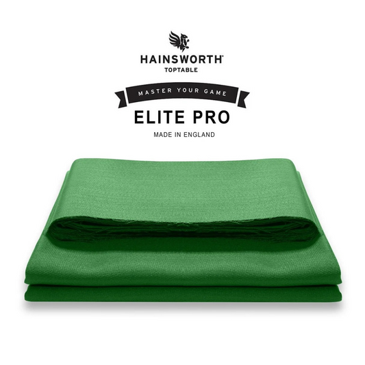Hainsworth Elite-Pro Cloth Bed And Cushion Set English Green 7ft