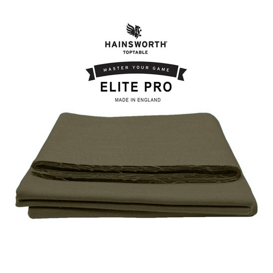 Hainsworth Elite-Pro Cloth Bed And Cushion Set Olive 9ft American
