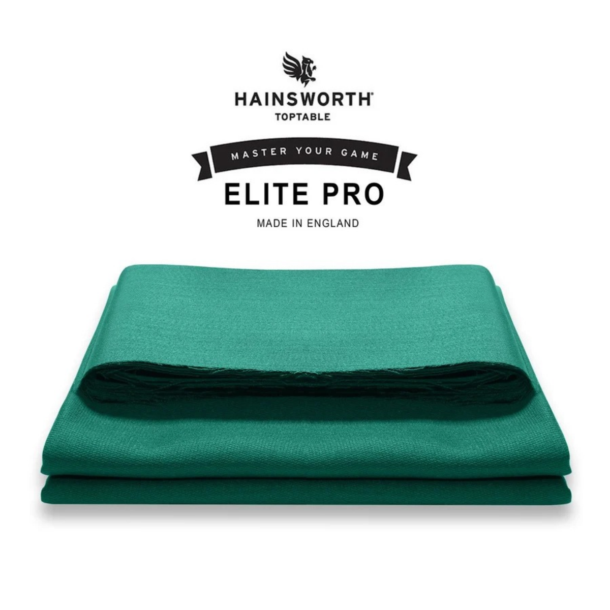 Hainsworth Elite-Pro Cloth Bed And Cushion Set Tournament Green 7ft