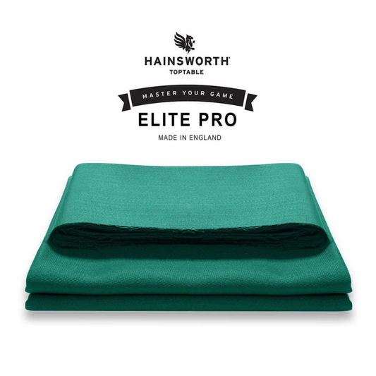 Hainsworth Elite-Pro Cloth Bed And Cushion Set Tournament Green 7ft
