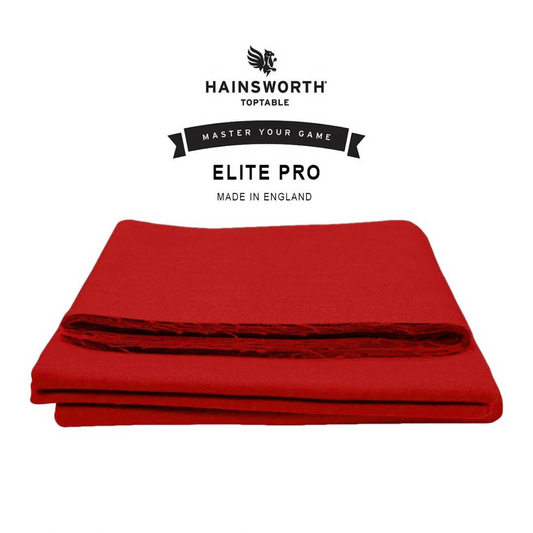 Hainsworth Elite-Pro Cloth Bed And Cushion Set Red 7ft
