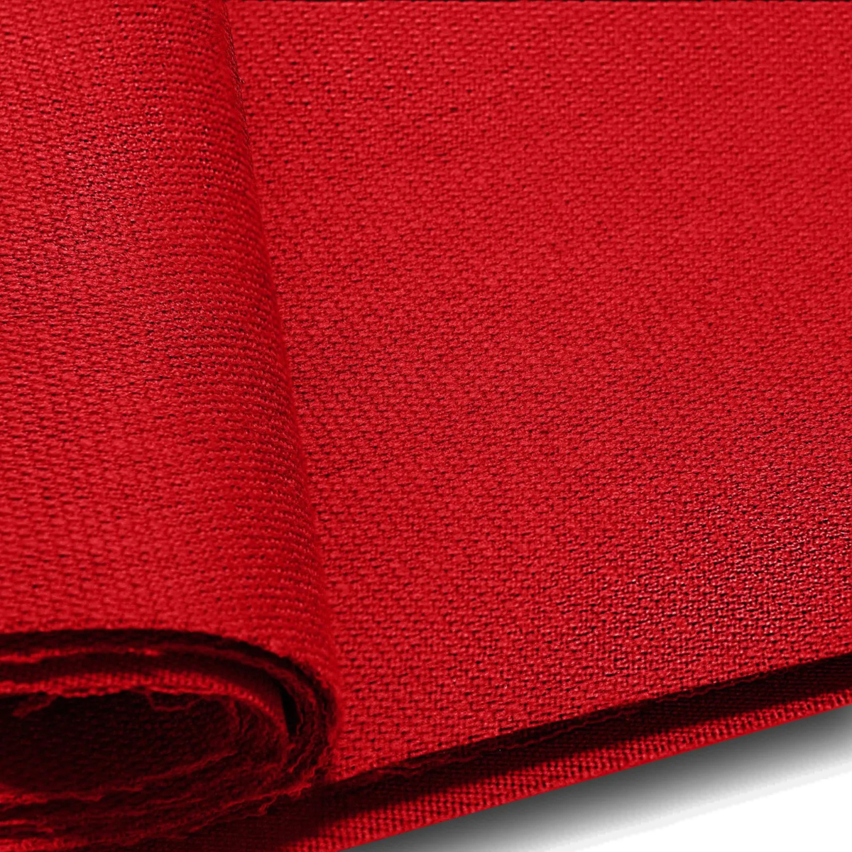 Hainsworth Elite-Pro Cloth Bed And Cushion Set Red 7ft