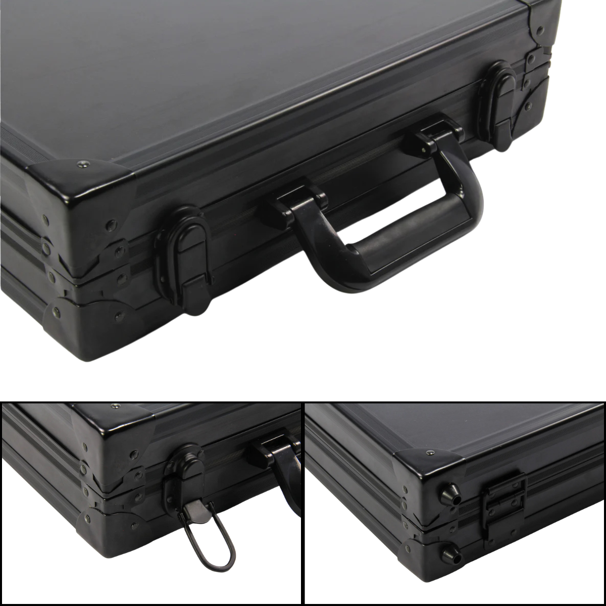 Jonny 8-Ball English Pool Ball Carry Case Aluminium Black 2" 50.8mm
