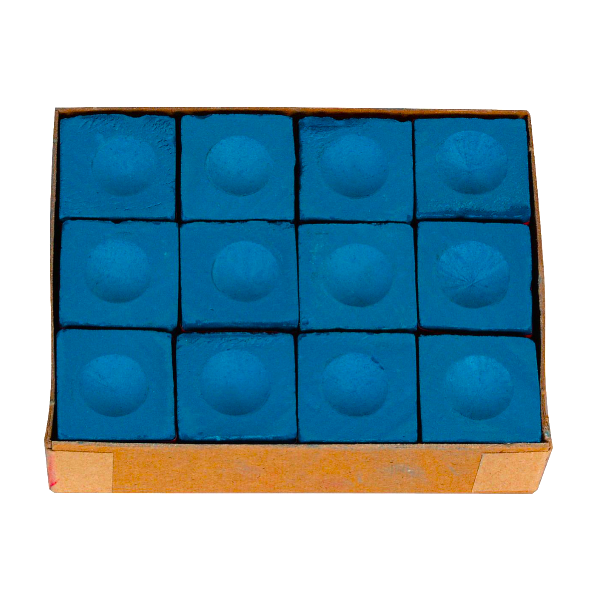 Master Pool Cue Chalk 12pc Box Blue