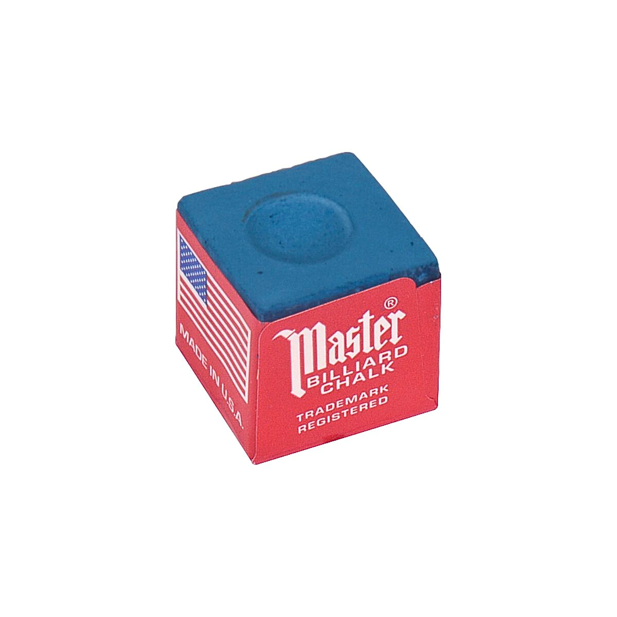 Master Pool Cue Chalk 144 Box Blue / Green / Red