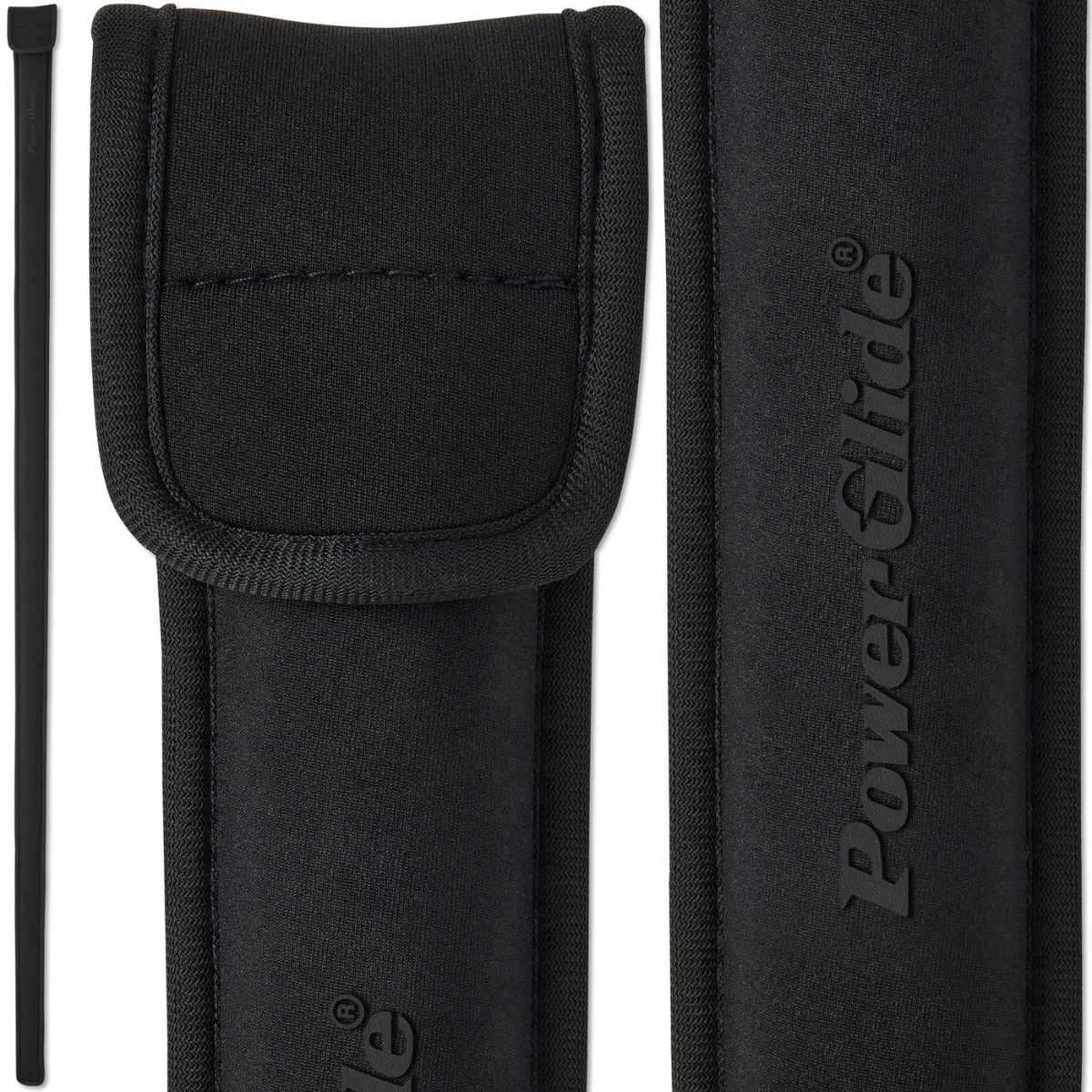 PowerGlide Soft Cue Case Skuba Black For 1 Piece Snooker & Pool Cues 57"