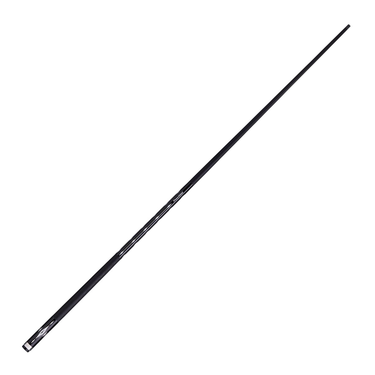 PowerGlide Snooker & Pool Cue Centre Jointed Luxe 3K Carbon Fibre Black 57" 145cm