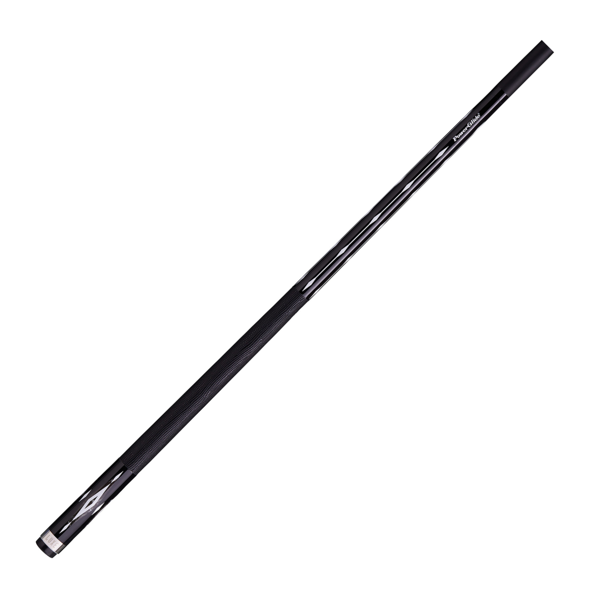 PowerGlide Snooker & Pool Cue Centre Jointed Luxe 3K Carbon Fibre Black 57" 145cm