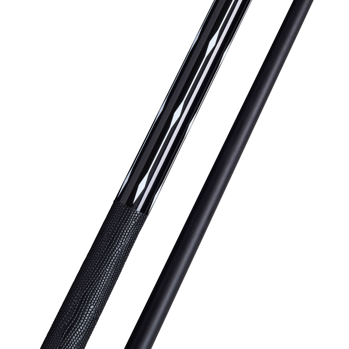 PowerGlide Snooker & Pool Cue Centre Jointed Luxe 3K Carbon Fibre Black 57" 145cm