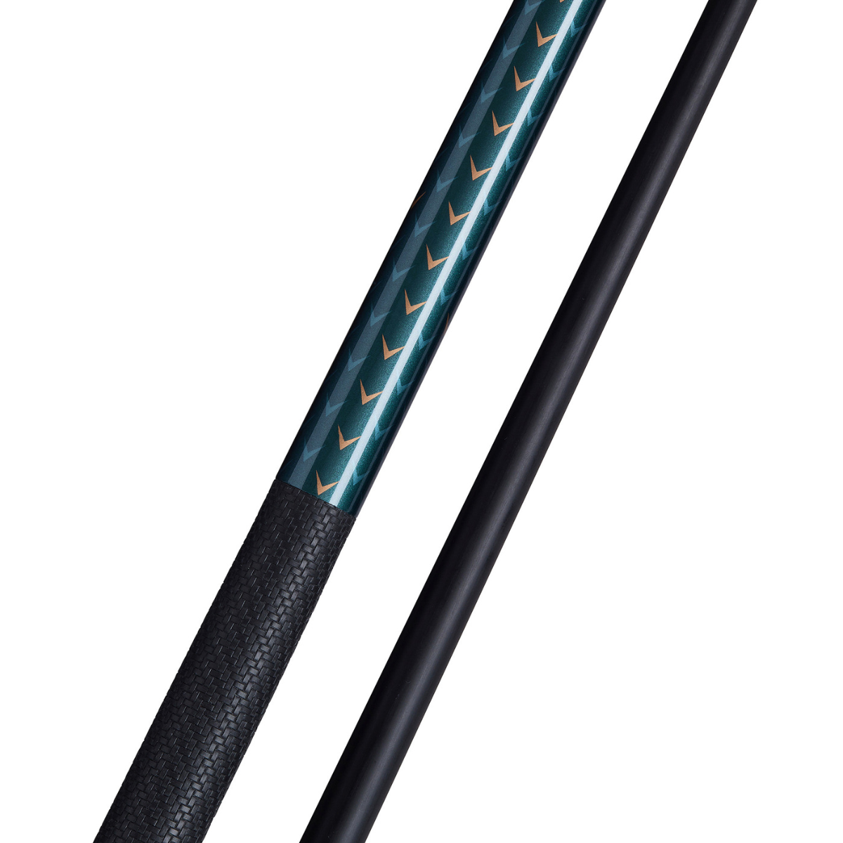 PowerGlide Snooker & Pool Cue Centre Jointed Autograph 3K Carbon Fibre Green 57" 145cm