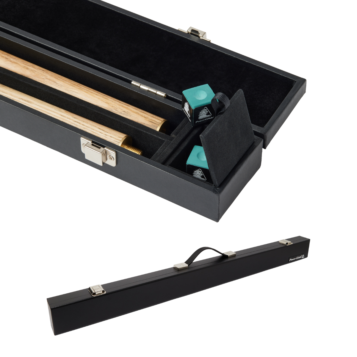 PowerGlide Snooker & Pool Cue Centre Jointed Target With Case 57" 145cm