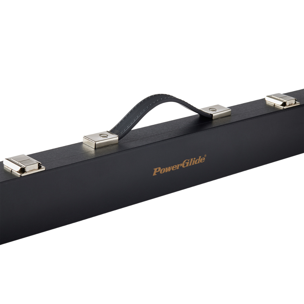 PowerGlide Snooker & Pool Hard Cue Case Black 3/4 Joint - Holds 1 Cue