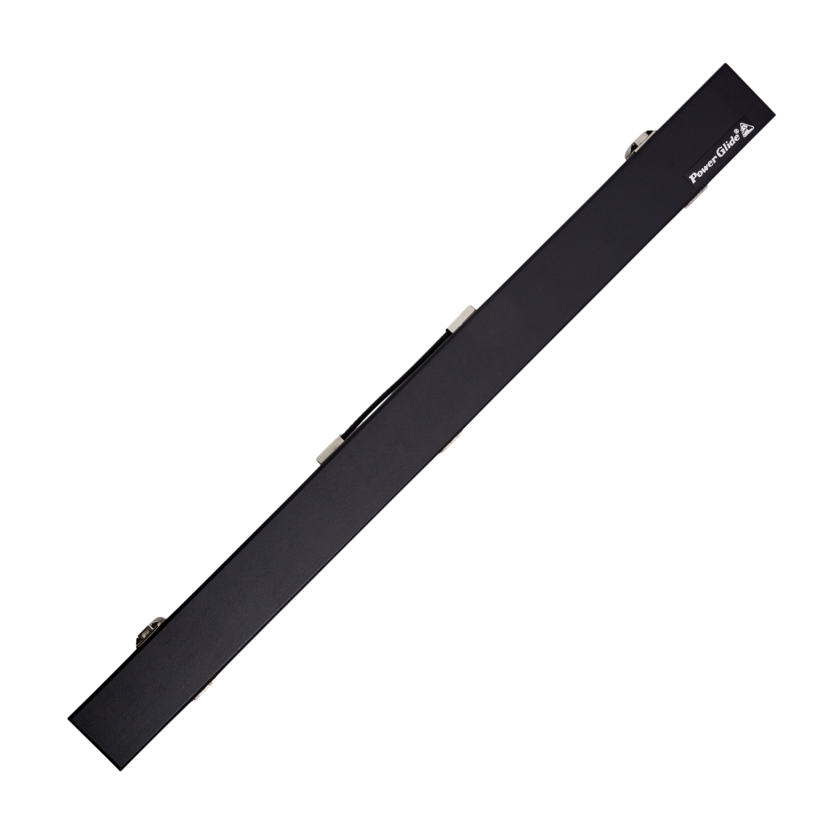 PowerGlide Snooker & Pool Hard Cue Case Black Centre Joint - Holds 1 Cue