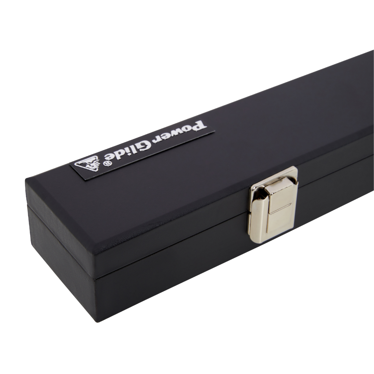 PowerGlide Snooker & Pool Hard Cue Case Black Centre Joint - Holds 1 Cue